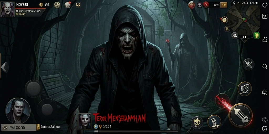 Screenshot menampilkan momen menegangkan dalam gameplay HOYE55.