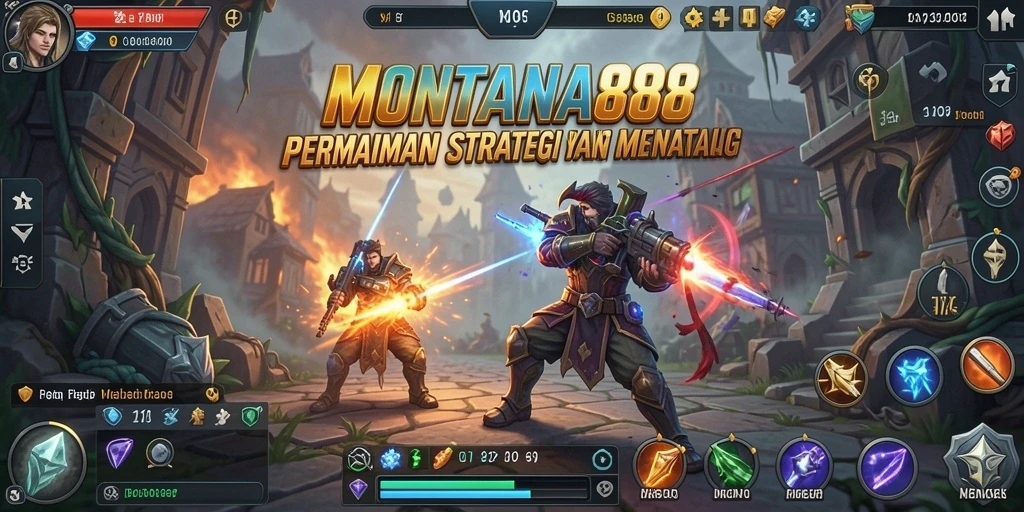 Tampilan gameplay MONTANA88 yang penuh strategi dan aksi.