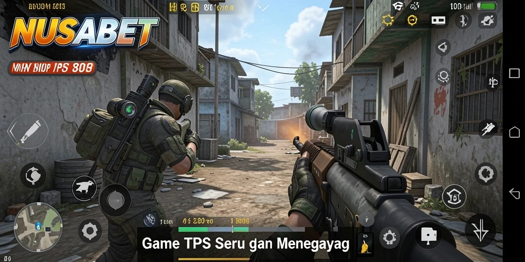Tampilan gameplay seru dari NUSABET yang penuh aksi.