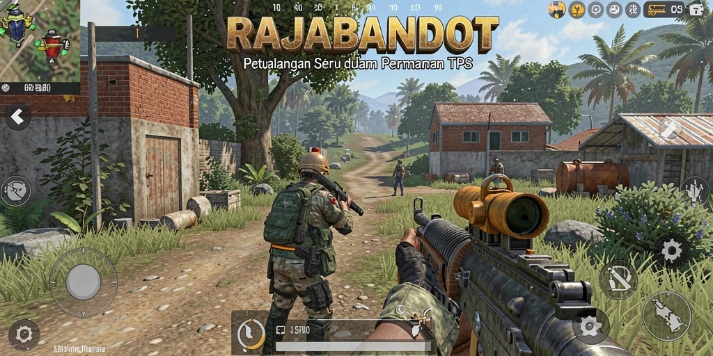 Screenshot mengagumkan dari gameplay intens RAJABANDOT.