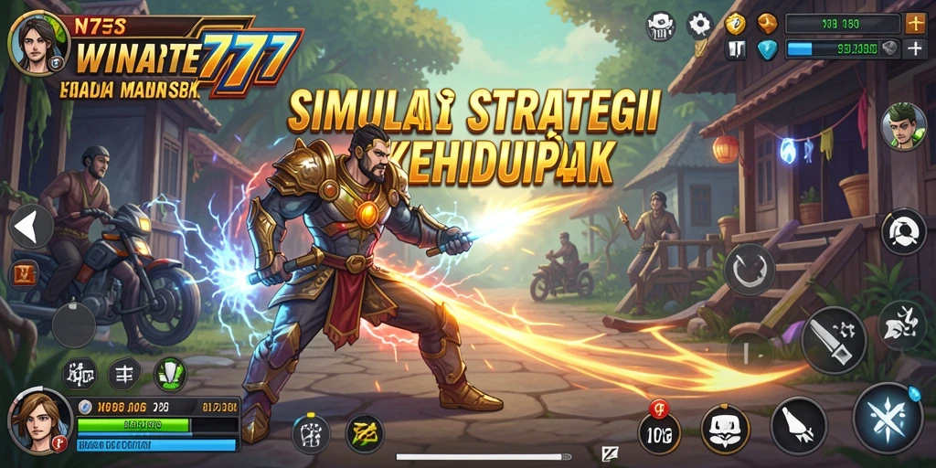 Tampilan gameplay menarik dari WINRATE777 yang menghadirkan simulasi kehidupan.
